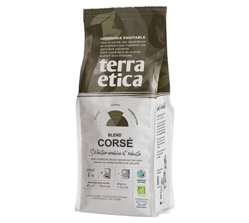 Caf&eacute; Michel Organic Ground Coffee Arabica & Robusta Blend Cors&eacute; - 250g