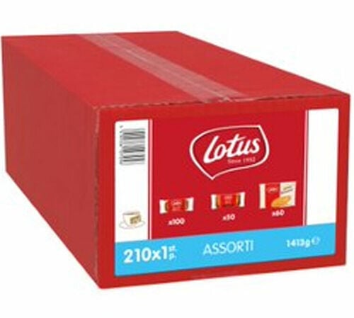 Bo&icirc;te Distributrice Biscoff Assortiment de 3 Biscuits - x 210 biscuits - LOTUS