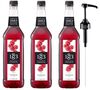 Sirop Framboise - Bouteille plastique - 3 x 1L + Pompe doseuse 1883 ROUTIN image number 0