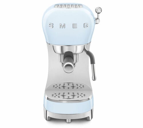Machine expresso SMEG Bleu azur ECF02PBEU Ann&eacute;es 50