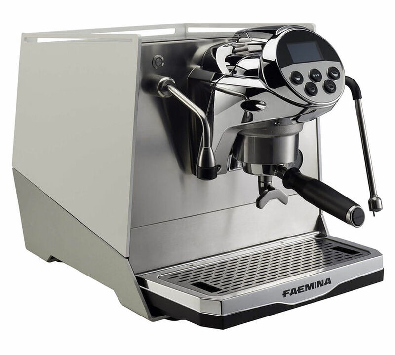 Machine expresso FAEMA Faemina blanc/anodis&eacute; clair image number 0