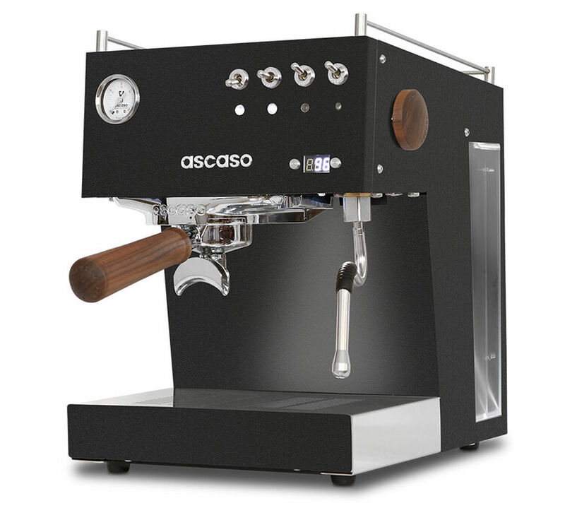 Ascaso - Siebtr&auml;germaschine Steel Uno PID Schwarz mit Holzoptik image number 1