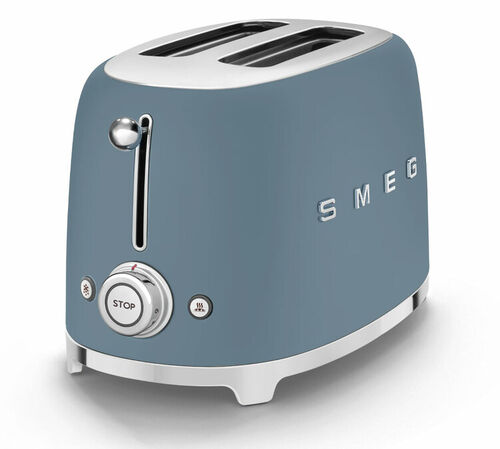 Smeg 2-Schlitz-Toaster - Graublau image number 1