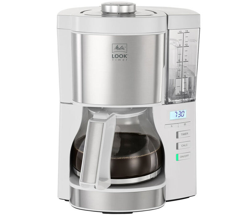 Cafeti&egrave;re blanche Melitta Look V Timer blanc 1025-07 + offre cadeaux image number 0
