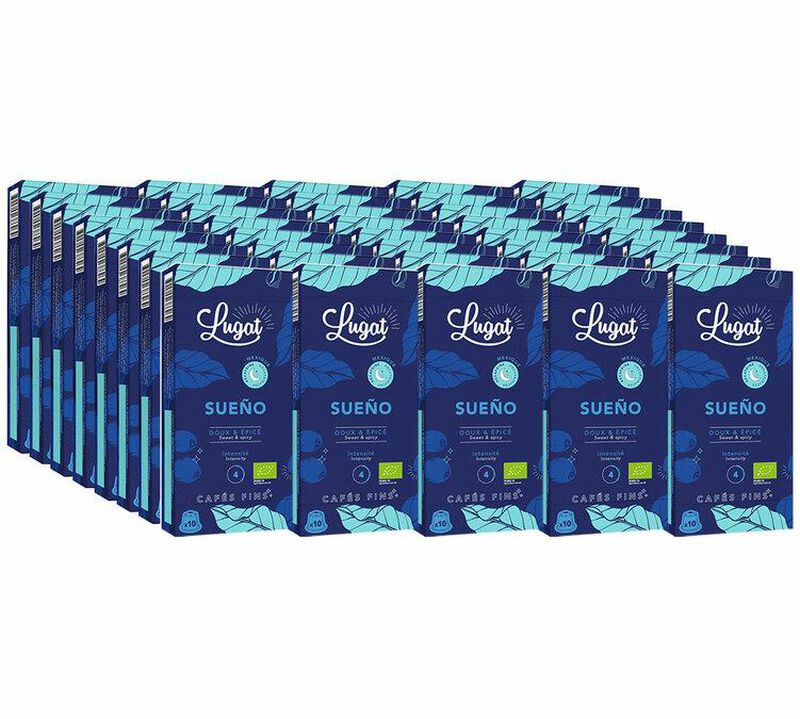 400 capsules compatibles Nespresso* Original Deca Bio Sueno - LUGAT image number 0