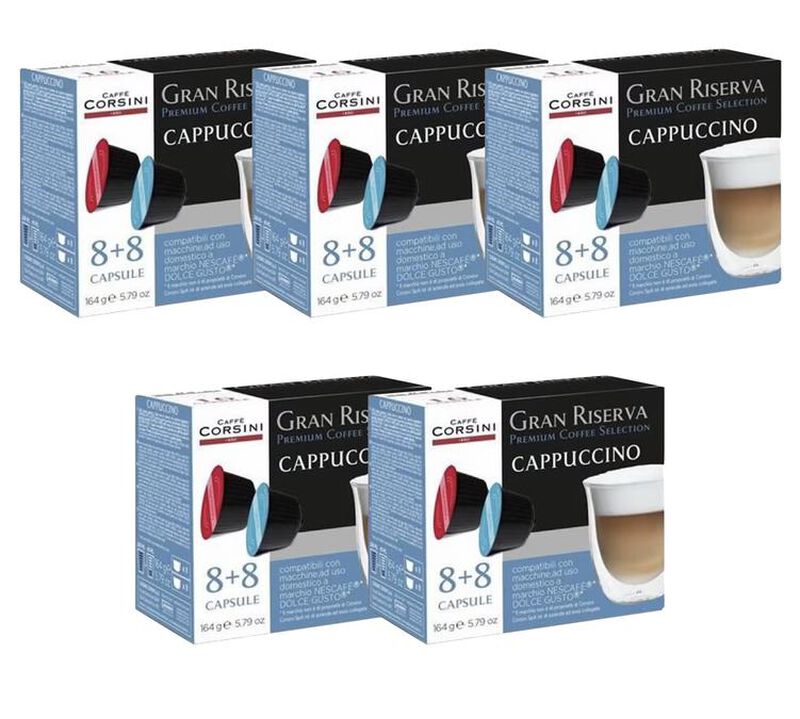 80 Nescaf&eacute;* Dolce Gusto* Compatible Pods Cappuccino &ndash; CORSINI image number 0