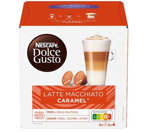 16 Latte Macchiato Caramel Pods - NESCAFE* DOLCE GUSTO*