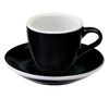 6 Tasses Espresso et sous-tasses Egg Black Loveramics - 8 cl image number 1