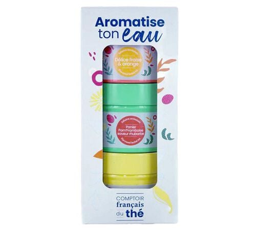 Coffret infusion Eau aromatis&eacute;e - Vrac 3 x 25 g- COMPTOIR FRAN&Ccedil;AIS DU TH&Eacute;