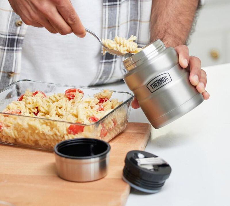 Thermos King Food Flask with Spoon Stainless Steel - 47cl image number 4