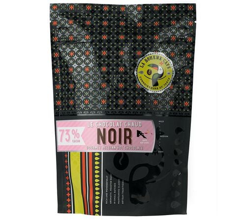 Chocolat en poudre 73% de cacao - Le chocolat chaud noir - LA BOH&Egrave;ME