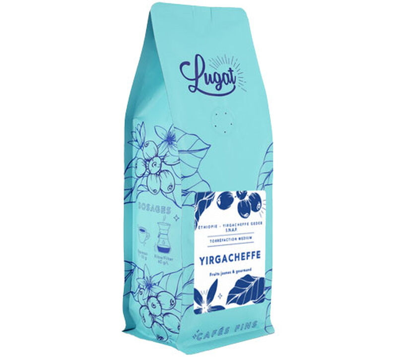 Lugat &ndash; Coffee Beans &ndash; Yirgacheffe Ethiopian  250g image number 1