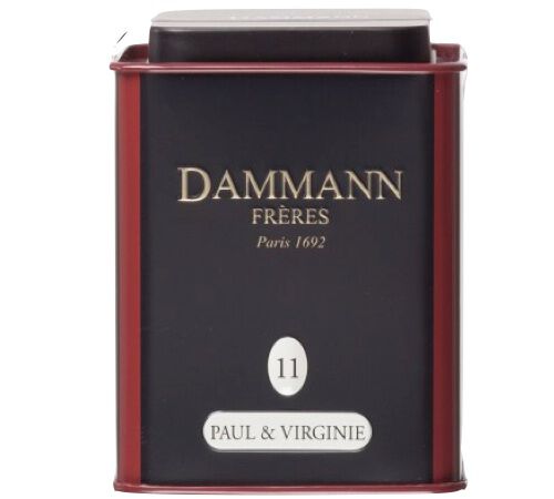 Dammann Fr&egrave;res Paul & Virginie flavoured black tea N&deg;11 - 100g loose leaf in tin