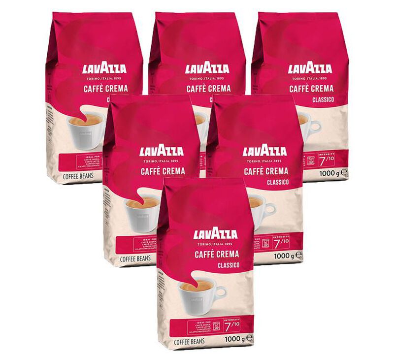 Lavazza - Caffe Crema Classico Kaffeebohnen 6 x 1 kg image number 0