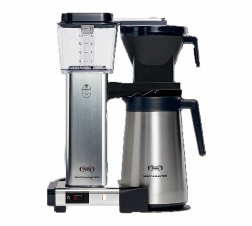 Cafeti&egrave;re filtre Moccamaster KBGT alu poli avec verseuse isotherme 1.25L