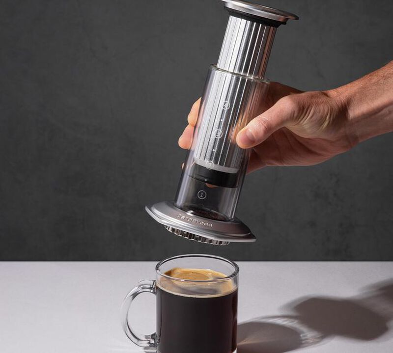 Aeropress Premium Portable Coffee Maker - Silver image number 4