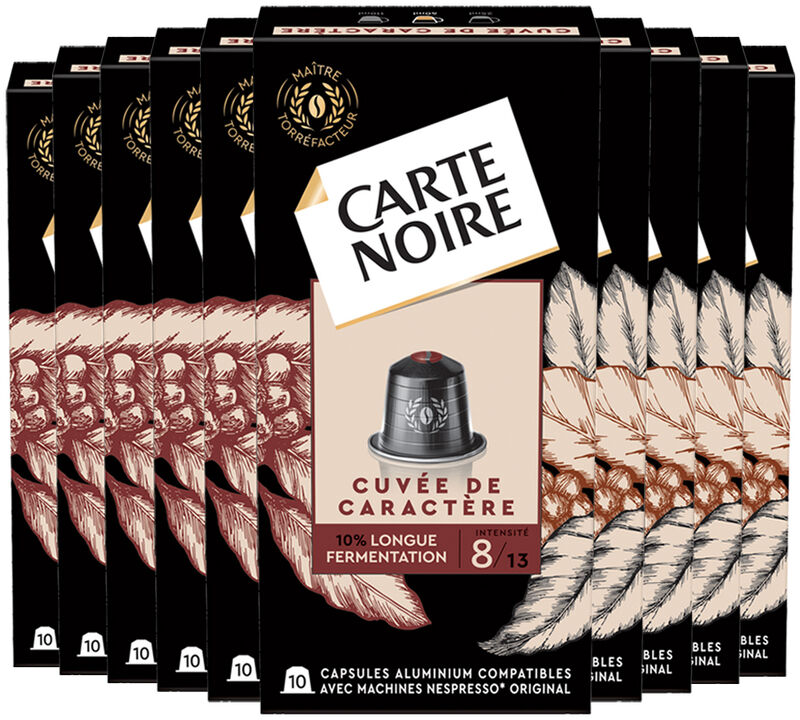 100 capsules compatibles Nespresso* Original Cuv&eacute;e de caract&egrave;re - CARTE NOIRE image number 0