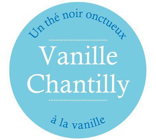 Comptoir Fran&ccedil;ais du Th&eacute; Vanilla & Chantilly Flavoured Black Tea - 80g loose leaf tea image number 1