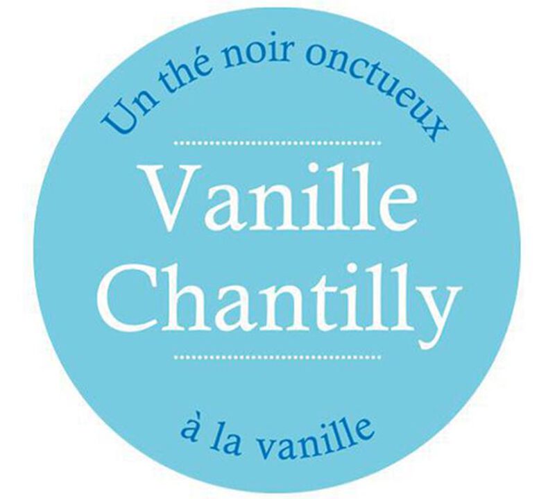 Comptoir Fran&ccedil;ais du Th&eacute; Vanilla & Chantilly Flavoured Black Tea - 80g loose leaf tea image number 1
