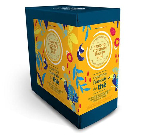 Th&eacute; Oolong Caramel Beurre Sal&eacute; - 20 sachets - COMPTOIR FRAN&Ccedil;AIS DU TH&Eacute;
