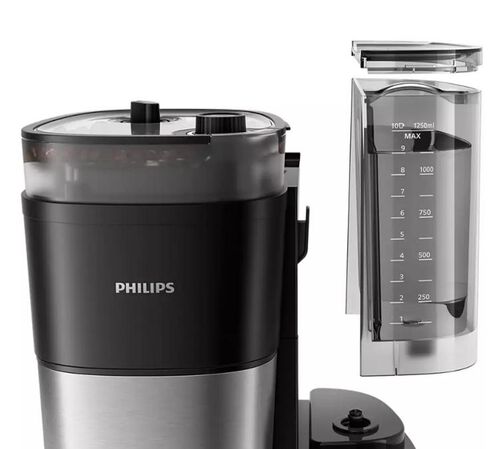 Philips - Filterkaffeemaschine Grain rew HD7900/50 - Schwarz image number 2
