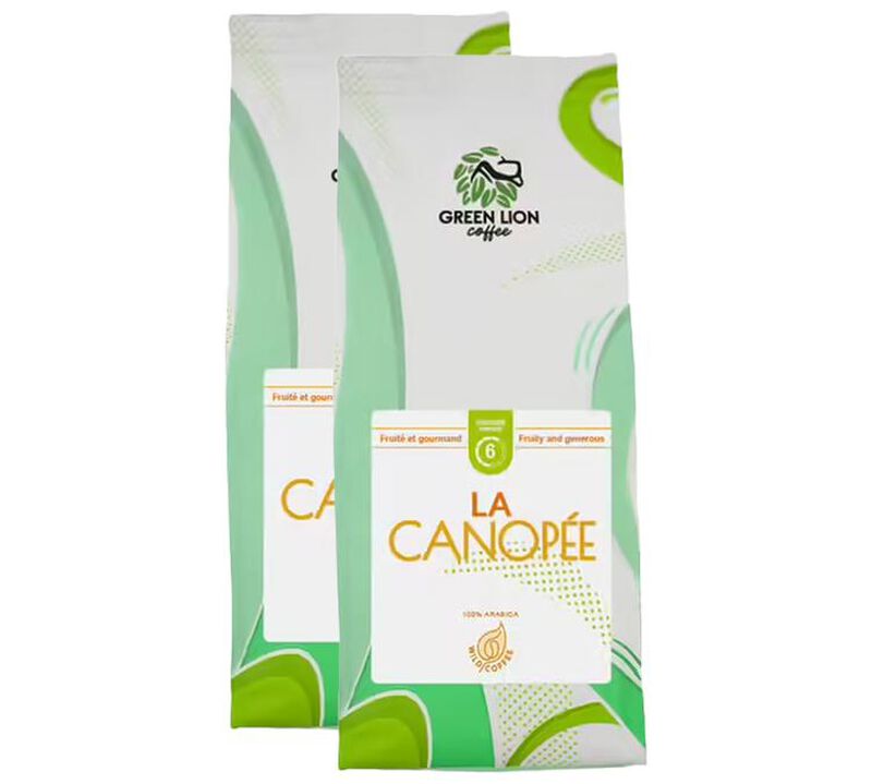 2 x 250 g - Caf&eacute; en grain - La Canop&eacute;e - GREEN LION COFFEE image number 0
