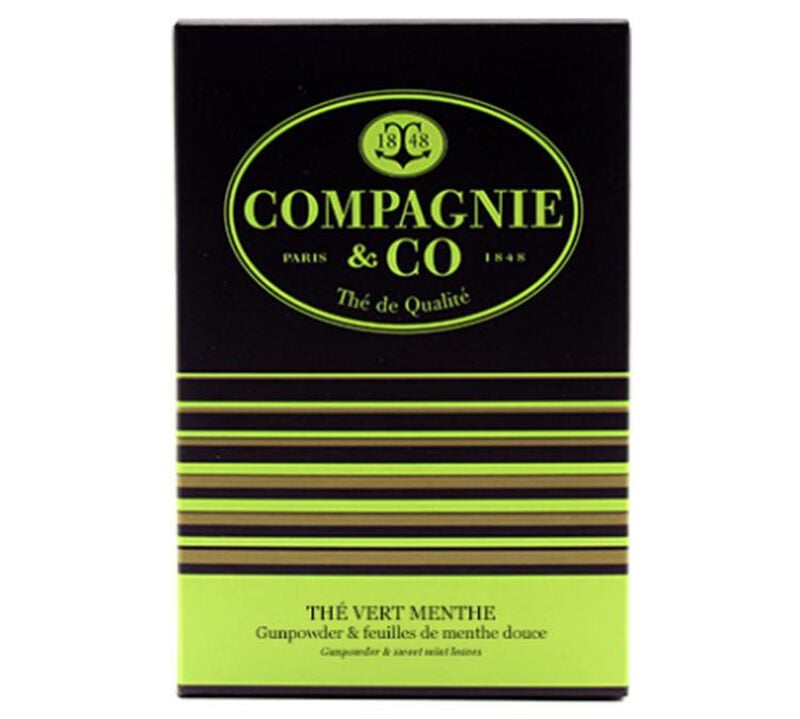 Mint green tea - 25 pyramid bags - Compagnie Coloniale image number 0