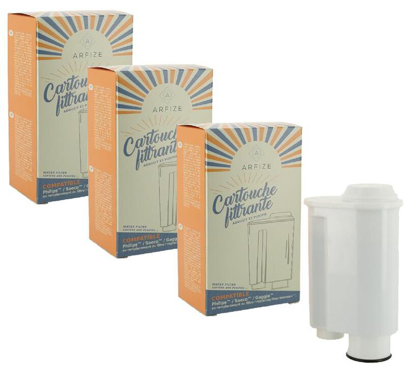 ARFIZE - ACF-11J Water Filter Compatible with Brita Intenza+ Philips / Saeco / Gaggia Pack of 3 image number 0
