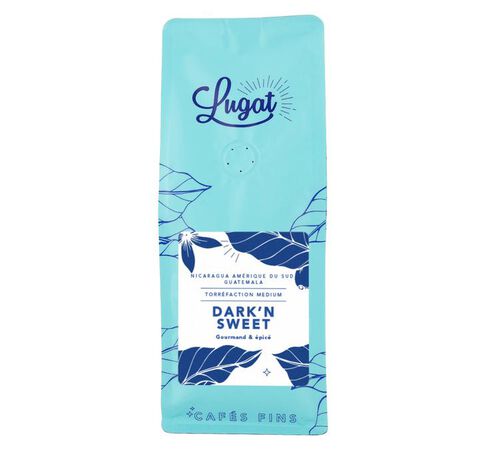 Lugat Ground Coffee Dark'n Sweet for Filter - 250g