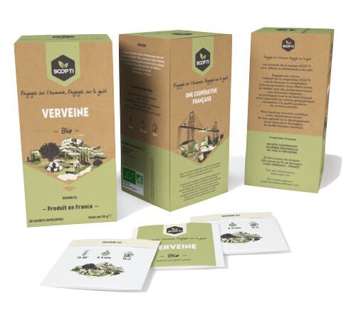Infusion Verveine Bio - 20 sachets - 1336 (SCOP TI)