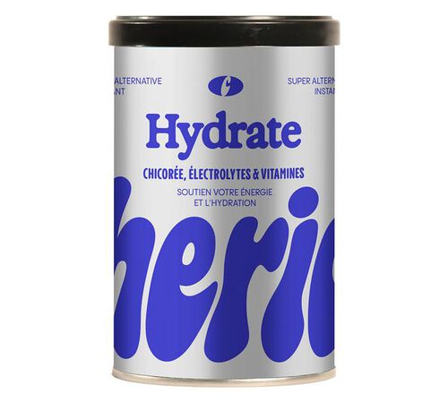 Hydrate - Chicor&eacute;e, &eacute;lectrolytes et vitamines - Boisson instantan&eacute;e -  Bo&icirc;te 120 g - CHERICO