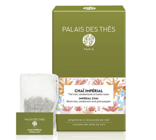 Palais des Th&eacute;s 'Chai Imp&eacute;rial' black tea - 20 chiffon teabags
