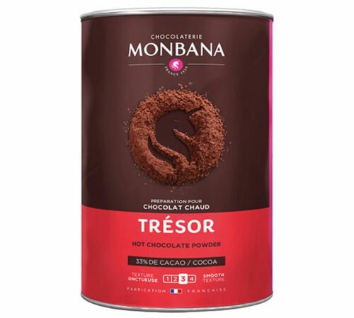 Monbana Hot Chocolate Powder Tr&eacute;sor de Chocolat - 1kg
