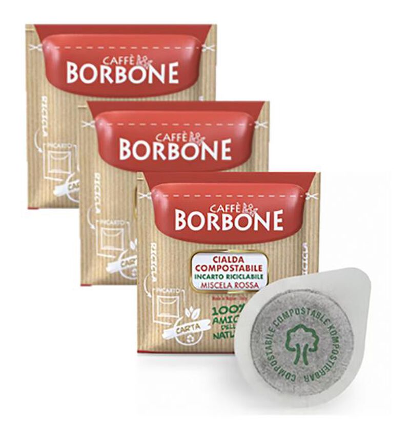 Caff&egrave; Borbone - 150 Cialde Carta - Miscela Rossa image number 0