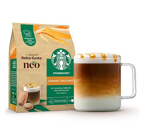 NEO Nescafe&reg; Dolce Gusto&reg; pods Starbucks Caramel Macchiato x 12 image number 1