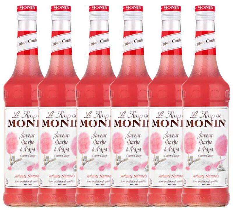 6 x Sirop Monin - Barbe &agrave; Papa 70 cl image number 0