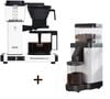 Pack Cafeti&egrave;re filtre KBG 741 Select + Moulin &agrave; caf&eacute; KM5 Blanc Mat - MOCCAMASTER image number 0