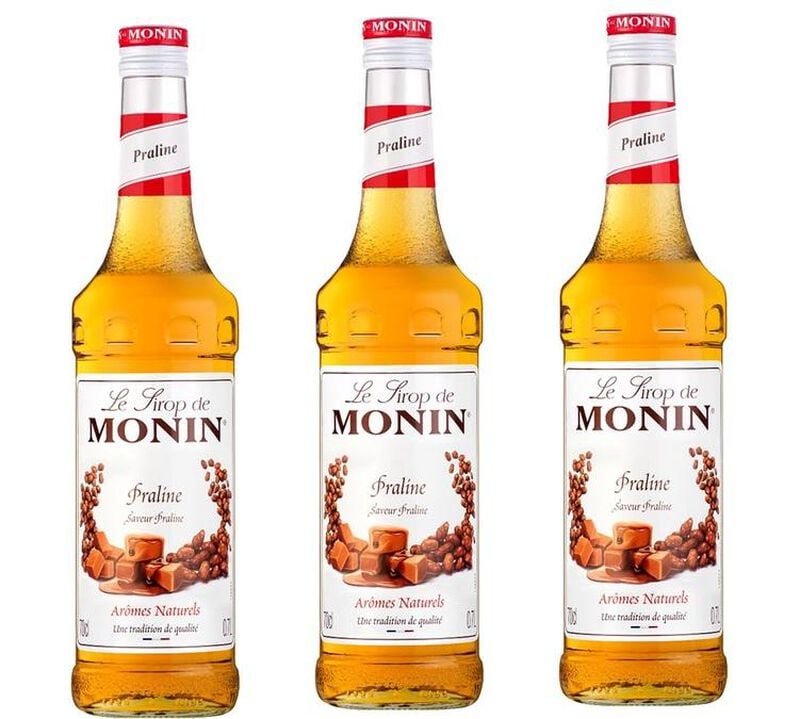 Lot de 3 Sirops Praline 3 x 70cl - MONIN image number 0