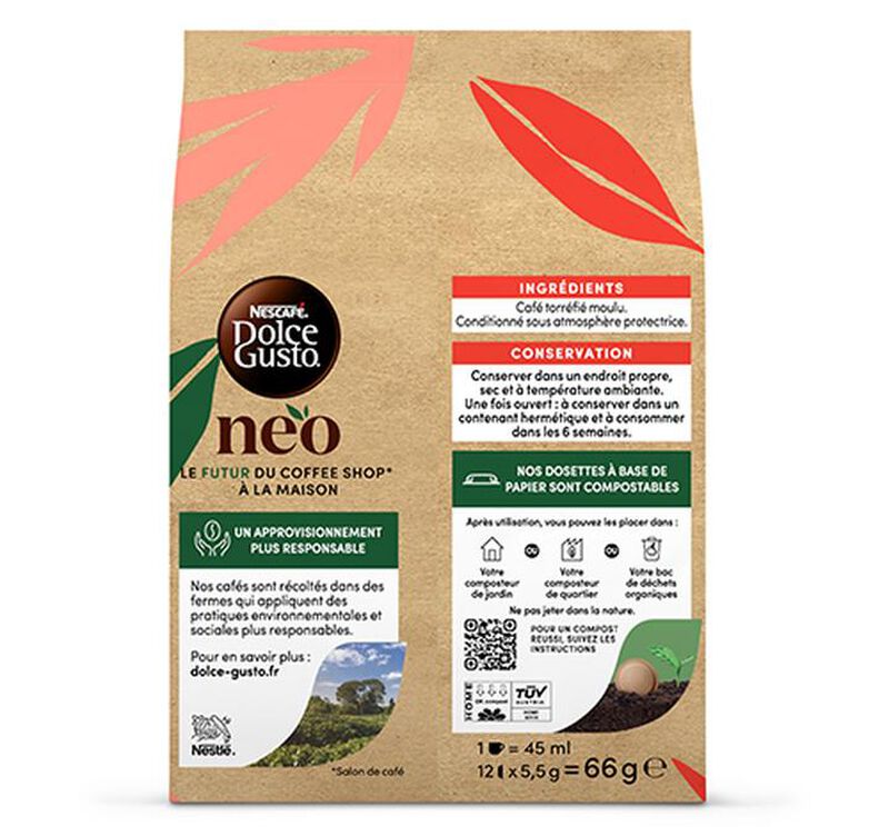 12 cialde Nescafe* Dolce Gusto* NEO Espresso image number 1