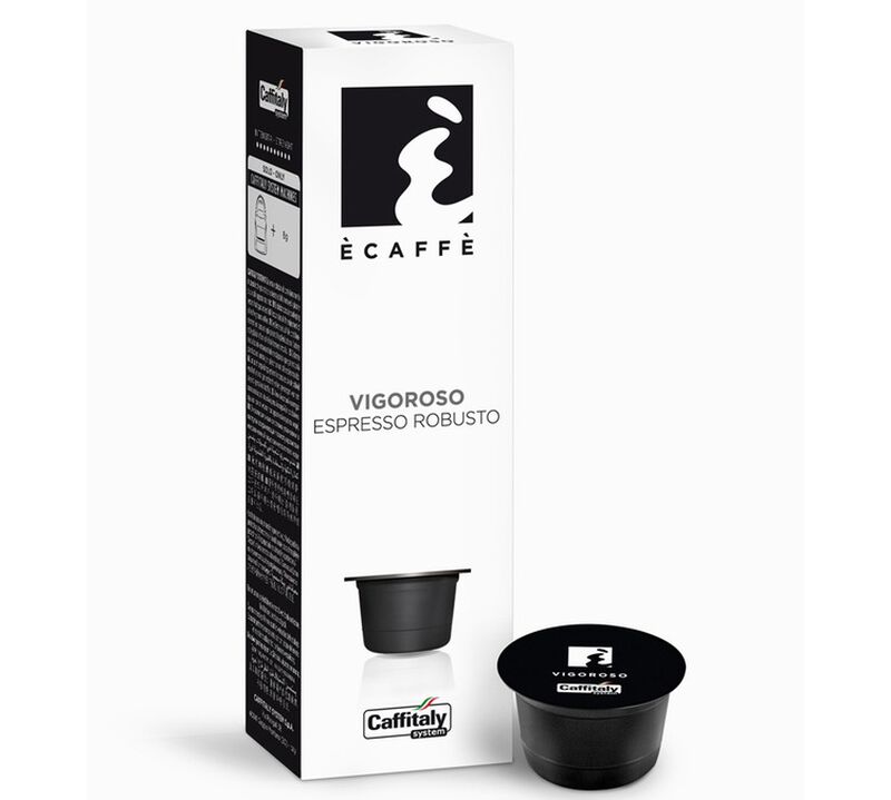 Caffitaly Capsules Vigoroso Espresso Robusto x 10 coffee pods image number 0