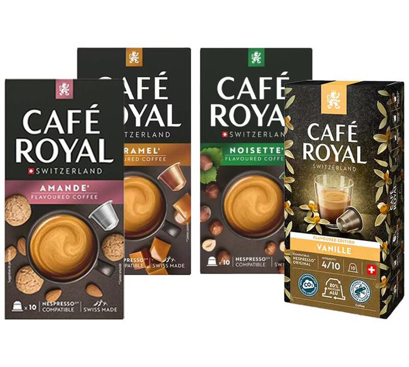 Caf&eacute; Royal Flavoured Coffee Pack -  Nespresso* Original Compatible Capsules 4x10 image number 0