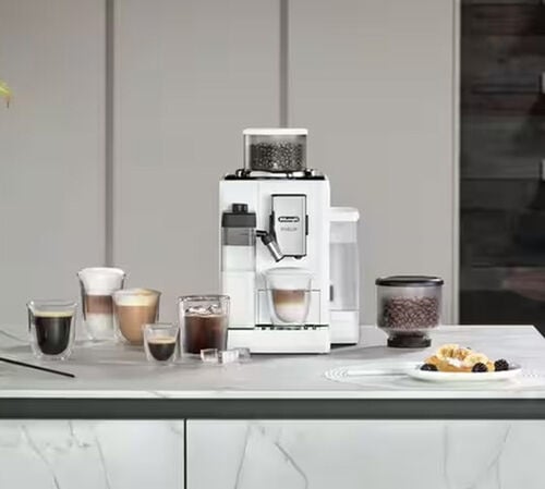FEB 4455.W Blanc Arctique (Latte) - DeLonghi - Bon &eacute;tat image number 2