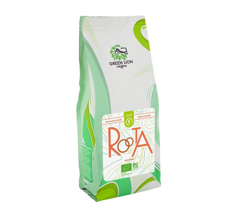 Green Lion Coffee - Caff&egrave; in grani - Roota Bio - 230 g image number 1