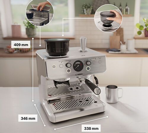 Machine expresso BOSCH s&eacute;rie 4 PFE401B3 Inox image number 4