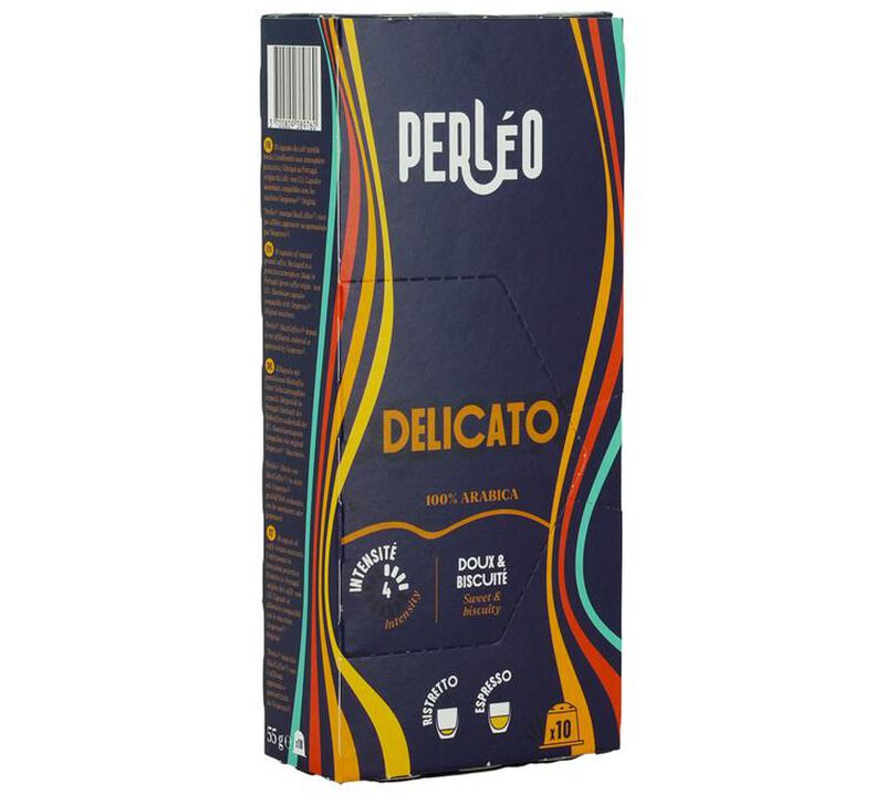 Perl&eacute;o Nespresso* Original Compatible Capsules Delicato x 10 image number 3