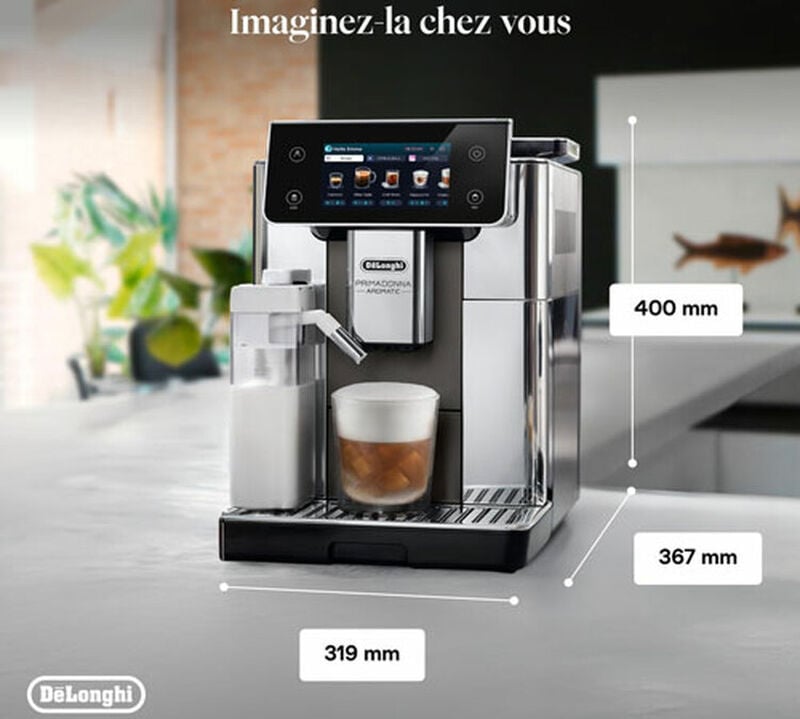 Expresso Broyeur DELONGHI Primadonna Aromatic ECAM 630.75.TSM Inox image number 1