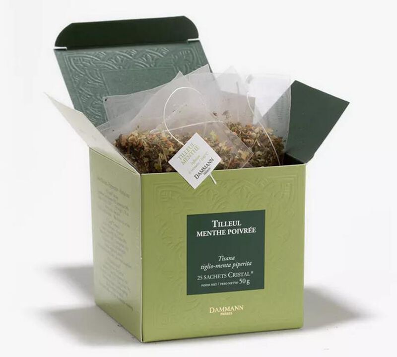 Kr&auml;utertee Lindenbl&uuml;te Minze Herboristerie d'Orgeval - 25 Teebeutel Dammann Fr&egrave;res image number 0