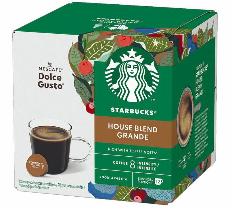 12 Nescaf&eacute;* Dolce Gusto* Compatible Pods House Blend &ndash; STARBUCKS image number 1