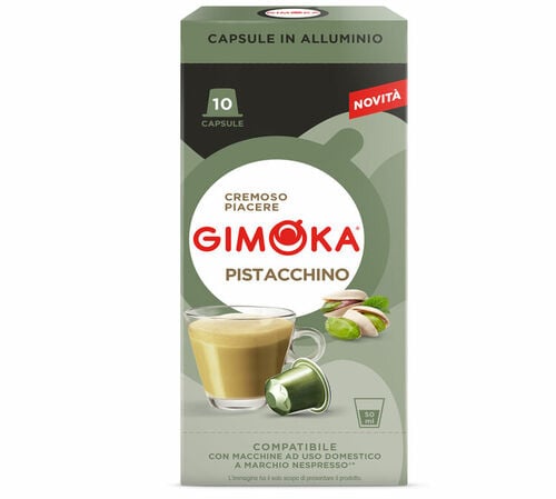 10 Nespresso* Original Compatible Capsules Pistachio - GIMOKA