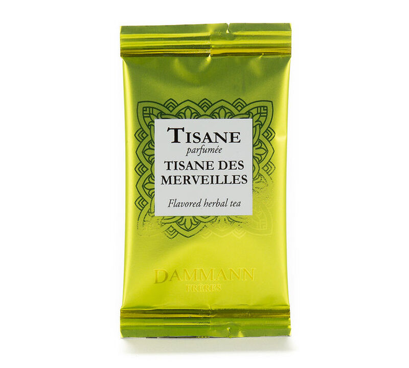 Tisane des Merveilles herbal tea - 24 Cristal&reg; sachets - Dammann Fr&egrave;res image number 3